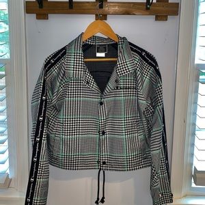 Champion Checkered Windbreaker Rare